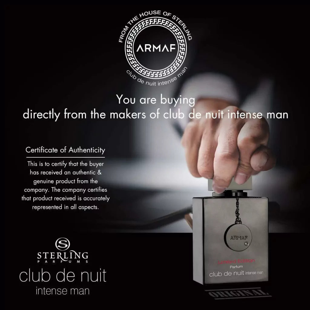 Perfume Armaf Club De Nuit Intense Man Limited Edition Parfum Masculino 105Ml