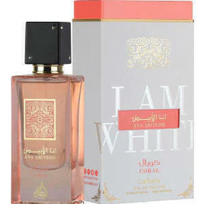 Perfume Lattafa Ana Abiyedh Coral EDP Unissex 60ml